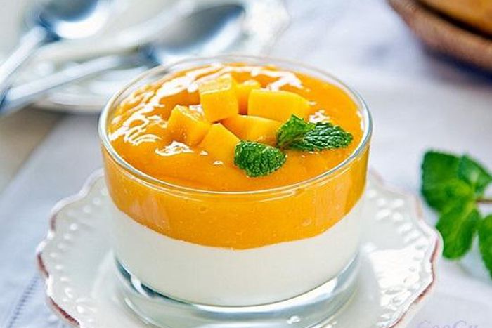 Mango pudding