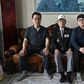 Yang Tae-sung (centre) with his son Yang Kyung-mo (left) and grandson Yang Hee-kon (right) at his home in Seoul