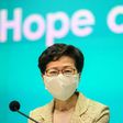 Hong Kong leader Carrie Lam sported a fabric mask Tuesday that she said would be distributed to all city residents