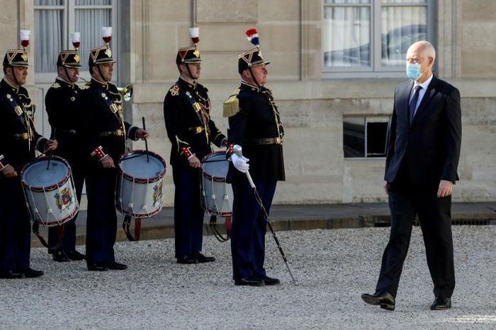 Tunisian President Kais Saied, visited Paris this week, meeting with French President Emmanuel Macron at the Elysee Palace