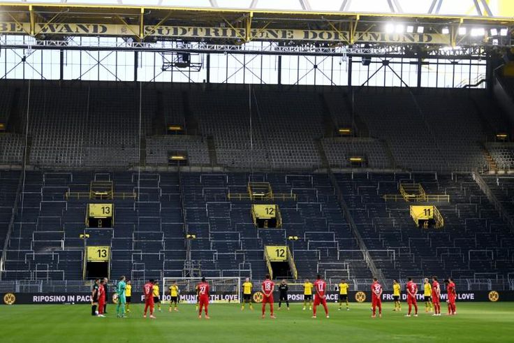 Bayern Munich beat Borussia Dortmund at an almost empty Signal Iduna Park last month