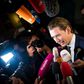 Austria's Foreign Minister and leader of Austria's centre-right People's Party (OeVP) Sebastian Kurz was buffeted by a graft scandal a year ago