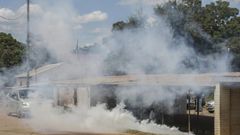 Teargas: Post-election turmoil triggered sometimes violent protests