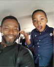 Adjetey Annan and his son