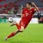 Robert Lewandowski's 45th goal of the season sent Bayern into the German Cup final