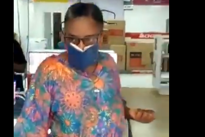 Woman goes viral with Bible as face mask; here’s why it’s not safe