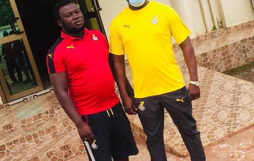 GFA President Kurt Okraku comes to the aid of ex-footballer who lost his sight