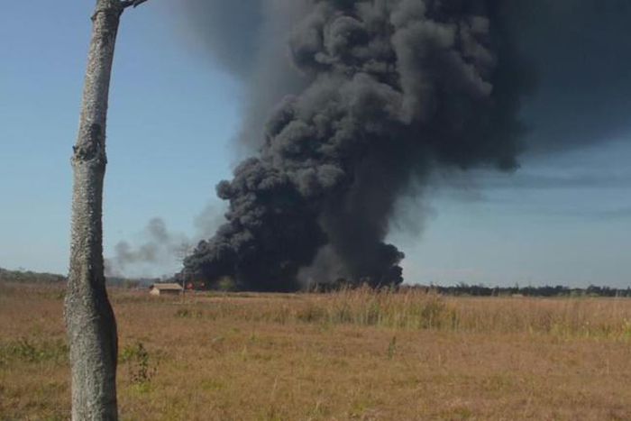 IMAGES: A huge fire has broken out at an oil field in northeastern India after gas leaking for two weeks from an exploded well ignited.