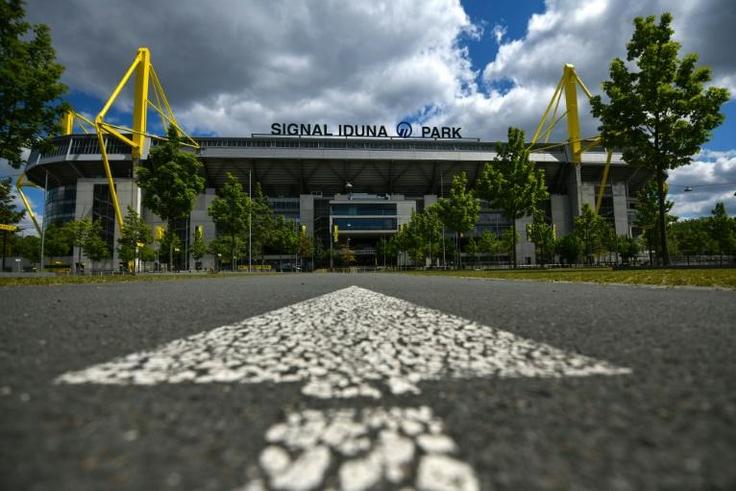 En route to the Signal Iduna Park: Borussia Dortmund play Schalke this weekend as the German Bundesliga becomes the first major European league to restart after the coronavirus shutdown