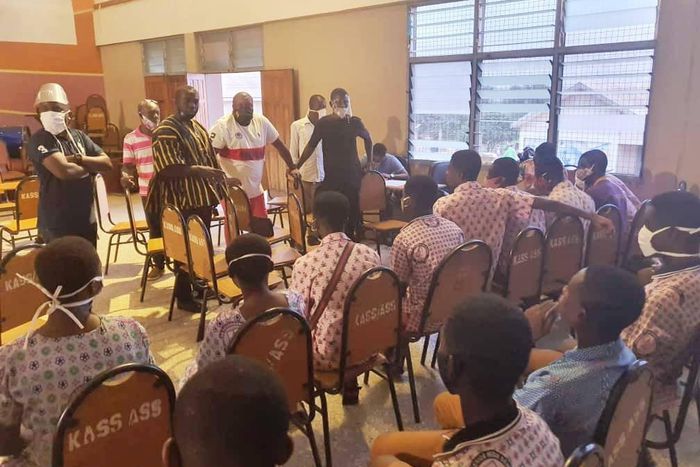 “Parents can’t visit schools but politicians can?” – Ghanaian react to Nana B’s tour of schools