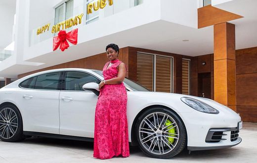 Cheddar surprises his wife with mansion and plush car