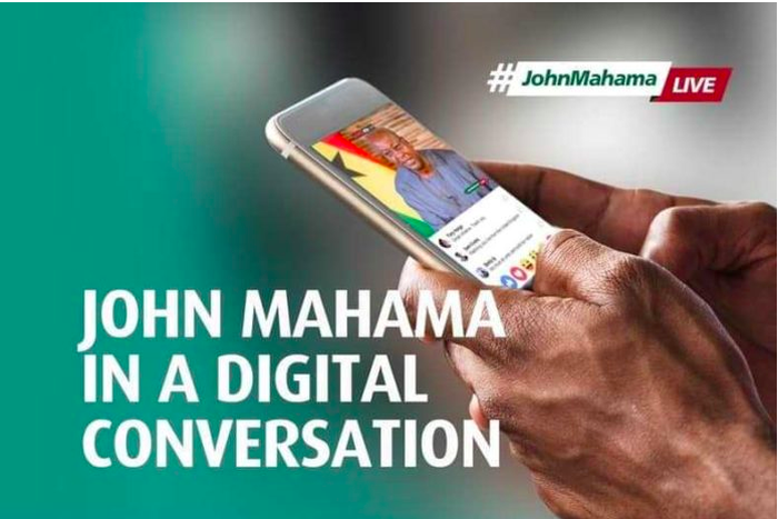 Mahama holds Digital Conversation on #COVID-19