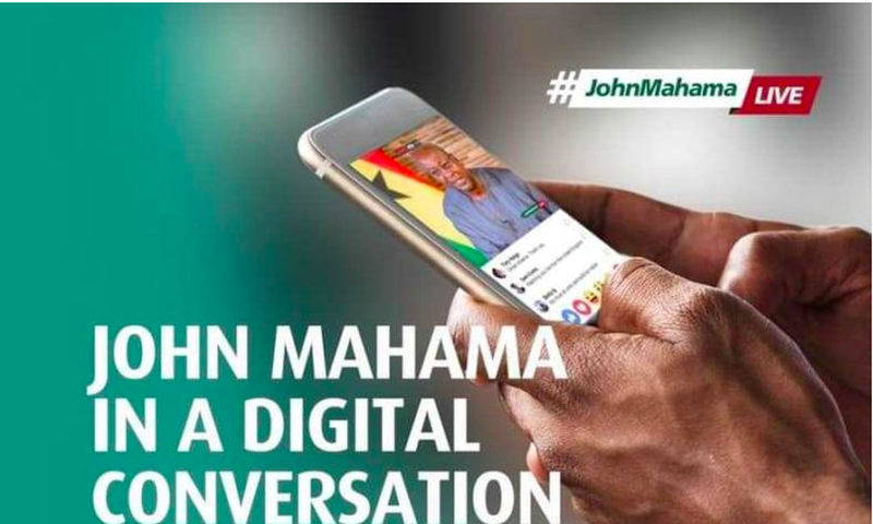 Mahama holds Digital Conversation on #COVID-19