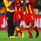 Asamoah Gyan could not hold back the tears after missing the penalty against Uruguay at the 2010 FIFA World Cup tournament