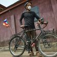 World traveller: Raymond Lee and his trusty bicycle