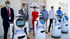 Rwanda deploys high-tech robots in fight against COVID-19