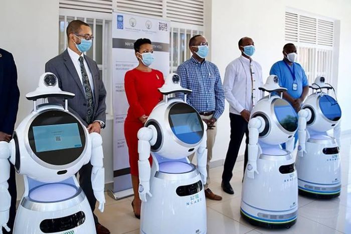 Rwanda deploys high-tech robots in fight against COVID-19