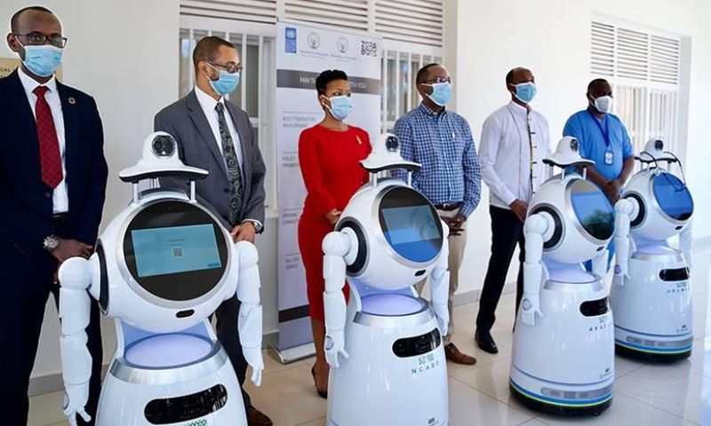 Rwanda deploys high-tech robots in fight against COVID-19