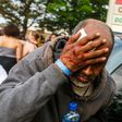 A Somali-American man injured when protesters clashed with police during demonstrations against the death of George Floyd in  Minneapolis on May 27, 2020 -- African refugees have joined the protests against racism