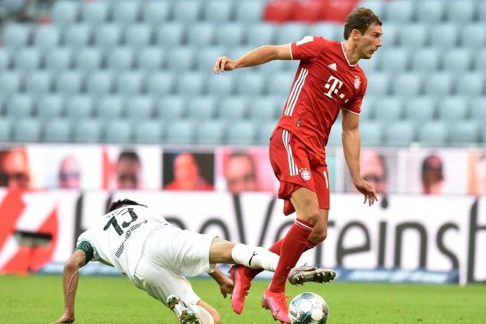 Leon Goretzka sealed Saturday's 2-1 win over Borussia Moenchengladbach which leaves Bayern Munich within one more victory of an eighth straight Bundesliga title.