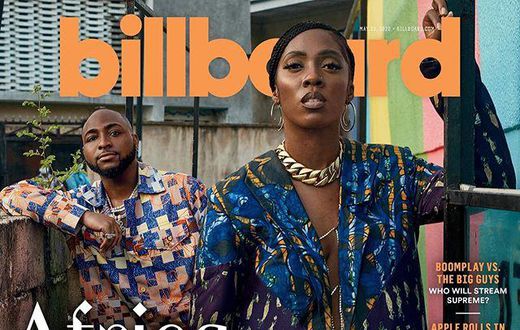 Billboard cover for African stars