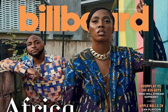 Billboard cover for African stars