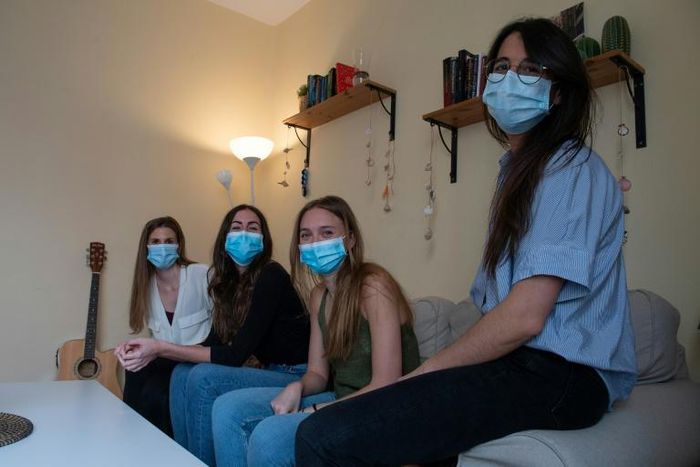 The four doctors  living in the same apartment sometimes work double shifts, first at a local healthcare centre and then overnight at a hospital emergency ward