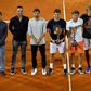 In Belgrade last week, (from left to right) Dusan Lajovic, Viktor Troicki, Grigor Dimitrov, Filip Krajinovic, Dominic Thiem, Alexander Zverev and Novak Djokovic