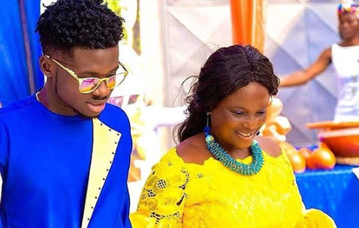 Kuame Eugene and his mum