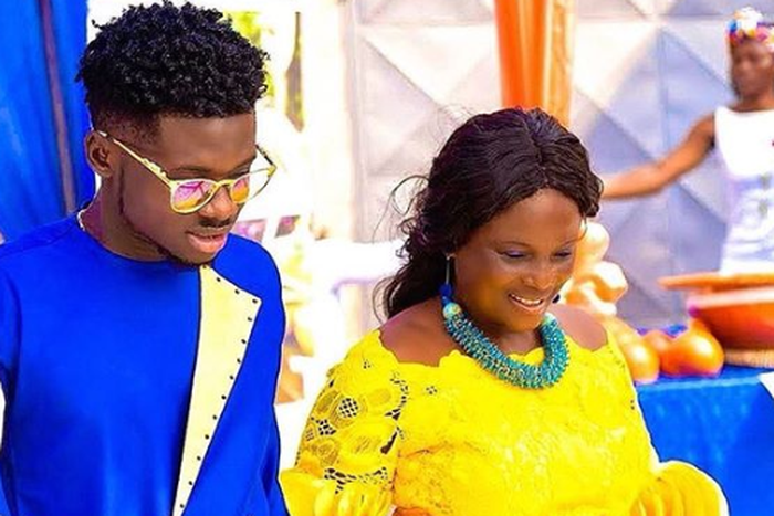 Kuame Eugene and his mum