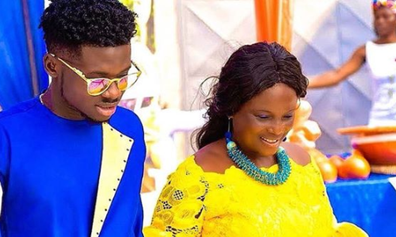 Kuame Eugene and his mum