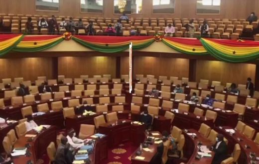 Ghanaian MPs desert parliament as disrespectful coronavirus storms the lawmaking house (video)