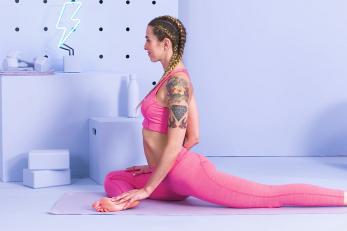 How To Yoga Pigeon Pose, According To A Trainer