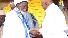 Nana Addo with Chief Imam