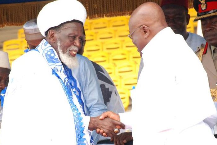 Nana Addo with Chief Imam
