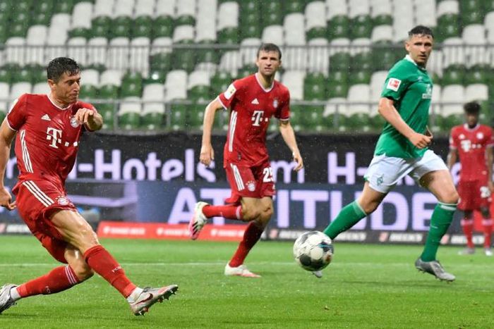 Lewandowski has scored 31 league goals this season