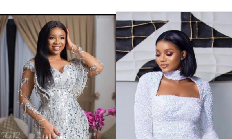 Wedding guests: Serwaa Amihere and sister served us the best white outfits for weddings
