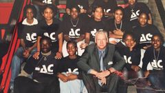 Augustinus college junior high school student body government with 17-year-old Akwasi Frimpong far bottom left in 2003