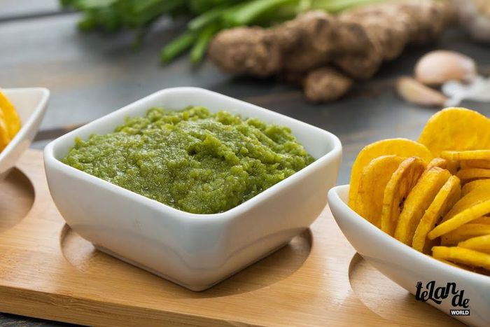 Green pepper sauce (Kpakoshito sauce)