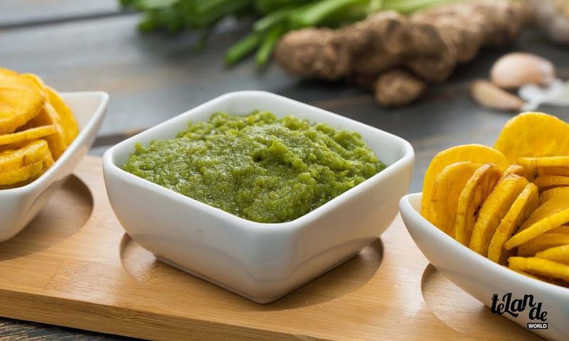 Green pepper sauce (Kpakoshito sauce)