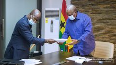 NDC presents manifesto to Mahama