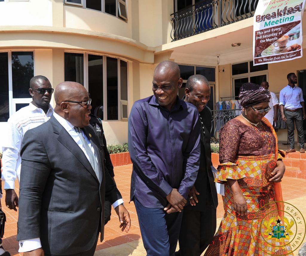 Nana Addo with Minority leader Haruna Iddrisu