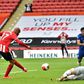 Sheffield United striker David McGoldrick scored in the win over Chelsea
