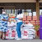 Sandra Ankobiah donates to Osu Children's Home