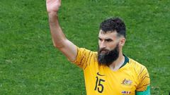 The end: Former Australia and Crystal Palace captain Mile Jedinak has retired at the age of 35
