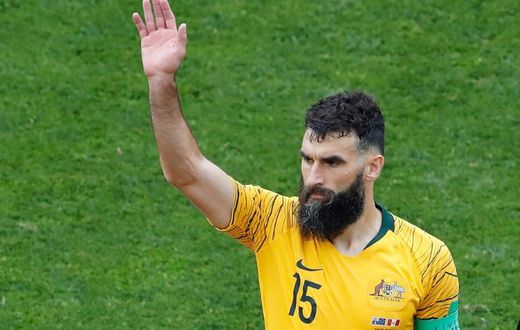 The end: Former Australia and Crystal Palace captain Mile Jedinak has retired at the age of 35