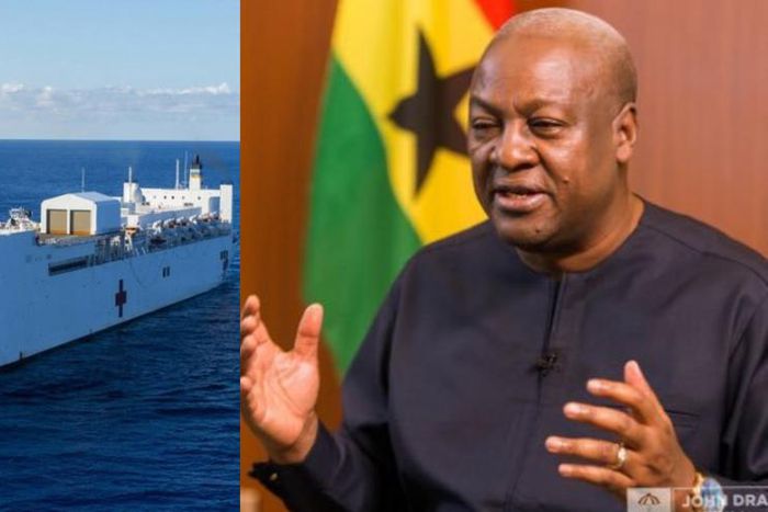 Mahama promises to build hospital ship if he wins 2020 election