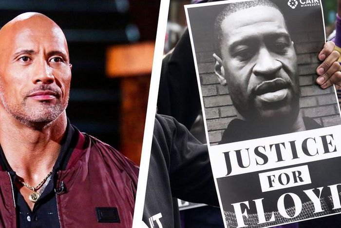 The Rock Pens Moving Tribute to George Floyd