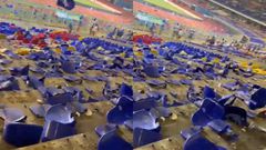 Chaos erupt as DR Congo fans destroy stadium after defeat to Senegal [Video]