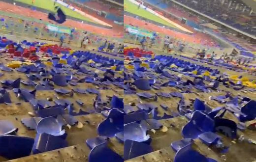 Chaos erupt as DR Congo fans destroy stadium after defeat to Senegal [Video]